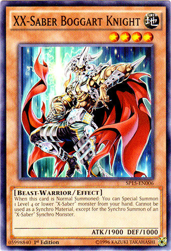 XX-Saber Boggart Knight - SP15-EN006 - Common - 1st Edition