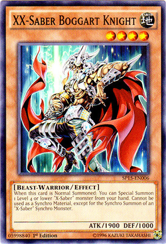 XX-Saber Boggart Knight - SP15-EN006 - Common - 1st Edition