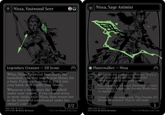 Nissa, Vastwood Seer // Nissa, Sage Animist - SDCC 2015 Exclusive Promo