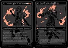 Chandra, Fire of Kaladesh // Chandra, Roaring Flame - SDCC 2015 Exclusive Promo