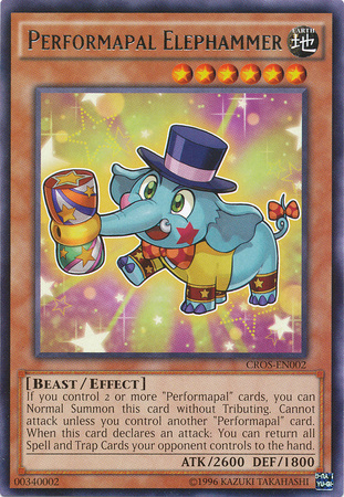 Performapal Elephammer - CROS-EN002 - Rare - Unlimited Edition