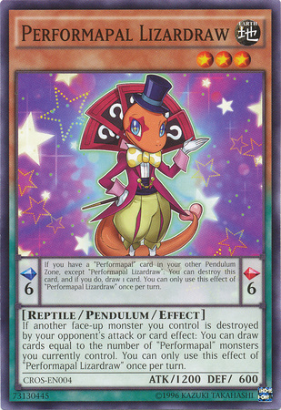 Performapal Lizardraw - CROS-EN004 - Common - Unlimited Edition