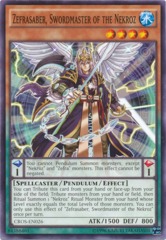 Zefrasaber, Swordmaster of the Nekroz - CROS-EN026 - Common - Unlimited Edition