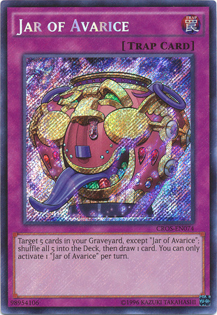 Jar of Avarice - CROS-EN074 - Secret Rare - Unlimited Edition