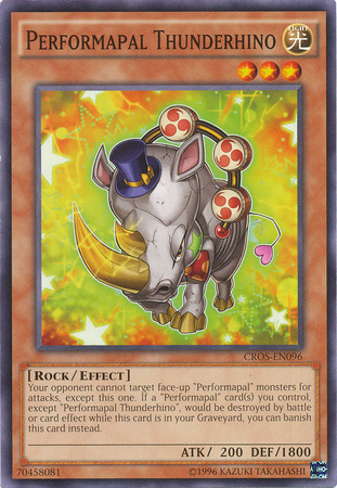 Performapal Thunderhino - CROS-EN096 - Common - Unlimited Edition