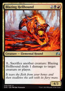 Blazing Hellhound - Foil