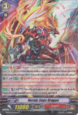 Heroic Saga Dragon - G-BT03/030EN - R