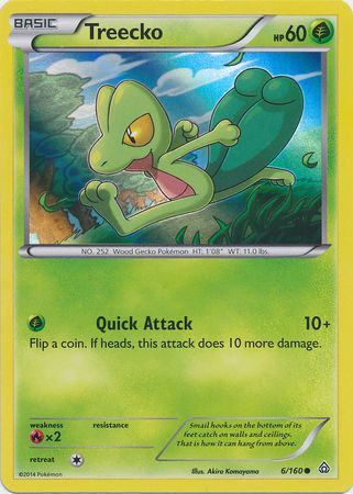 Treecko - 6/160 - Sheen Holo Collector Chest Exclusive