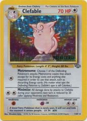 Clefable - 1/64 - Holo Rare - Unlimited Edition Prerelease Promo