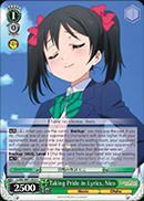 Taking Pride in Lyrics, Nico - LL/EN-W01-062 - U