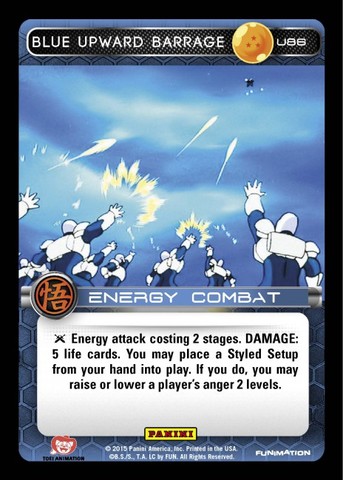 Blue Upward Barrage - 86 - Regular
