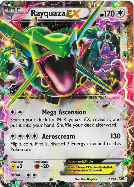 Rayquaza-EX - XY66 - XY Promo Cards