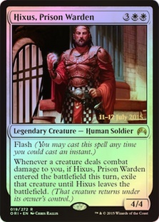 Hixus, Prison Warden - ORI Prerelease