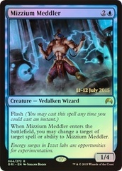 Mizzium Meddler - Foil - Prerelease Promo