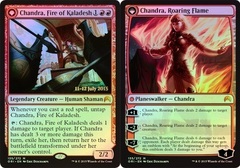 Chandra, Fire of Kaladesh // Chandra, Roaring Flame - Foil - Prerelease