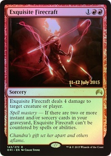 Exquisite Firecraft - Foil - Prerelease Promo