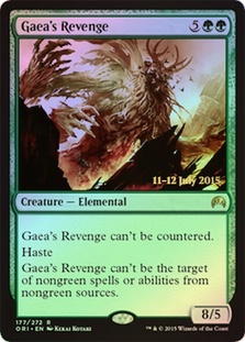 Gaeas Revenge - Foil - Prerelease Promo