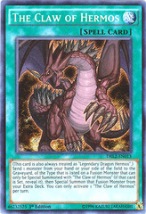 The Claw of Hermos - DRL2-EN013 - Secret Rare - 1st Edition