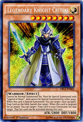 Legendary Knight Critias - DRL2-EN002 - Secret Rare - 1st Edition