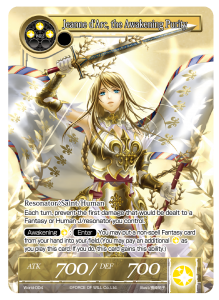 Jeanne dArc, the Awakening Purity (FULL ART) - WORLD-004 - PR