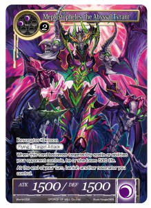 Mephistopheles, the Abyssal Tyrant (FULL ART) - WORLD-002 - PR