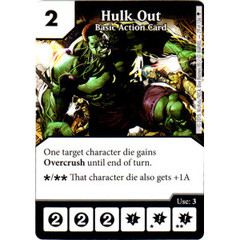 Hulk Out - Basic Action Card (Die & Card Combo)