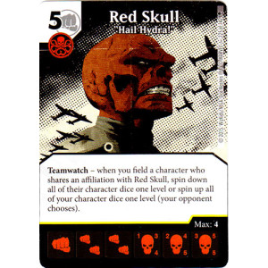 Red Skull - Hail Hydra! (Die & Card Combo)