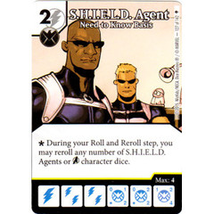 S.H.I.E.L.D. Agent - Need to Know Basis (Die & Card Combo)