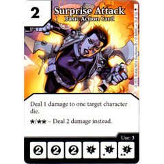 Surprise Attack - Basic Action Card (Die & Card Combo)