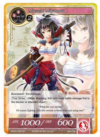 Musashi Miyamoto - VIN001-024 - SR