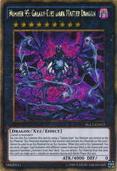 Number 95: Galaxy-Eyes Dark Matter Dragon - PGL2-EN015 - Gold Secret Rare - Unlimited Edition