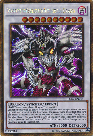 Dragocytos Corrupted Nethersoul Dragon - PGL2-EN014 - Gold Secret Rare - Unlimited Edition