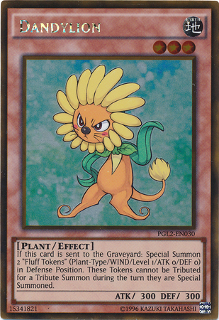 Dandylion - PGL2-EN030 - Gold Rare - Unlimited Edition
