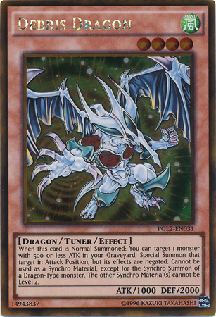 Debris Dragon - PGL2-EN031 - Gold Rare - Unlimited Edition