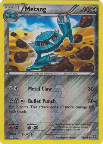 Metang - 48/98 - Uncommon - Reverse Holo