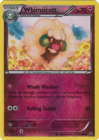 Whimsicott - 56/98 - Uncommon - Reverse Holo