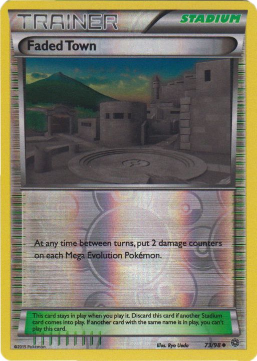 Faded Town - 73/98 - Uncommon - Reverse Holo