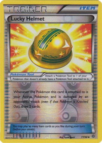 Lucky Helmet - 77/98 - Uncommon - Reverse Holo