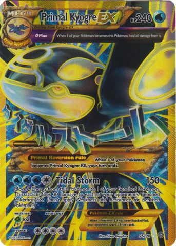 Primal Kyogre-EX - 96/98 - Full Art EX