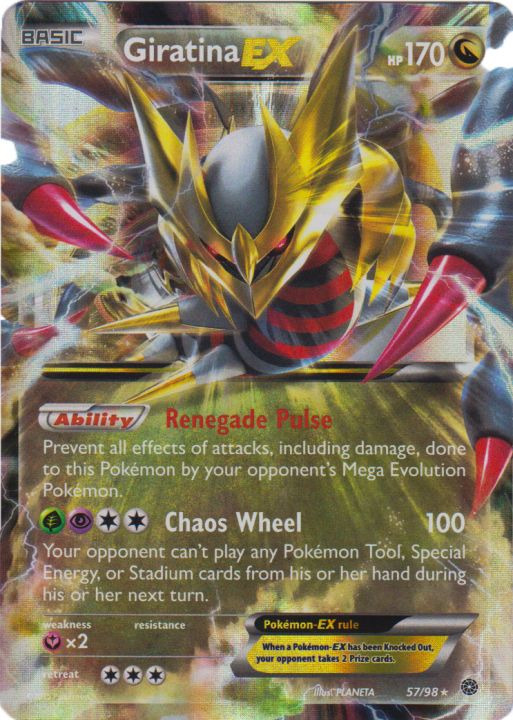 Giratina-EX - 57/98 - Rare Holo ex