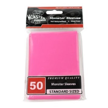 Monster Matte Sleeves (50ct) - Pink
