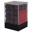 36 Gemini Black-Starlight/red 12mm d6 Dice Block - CHX26858