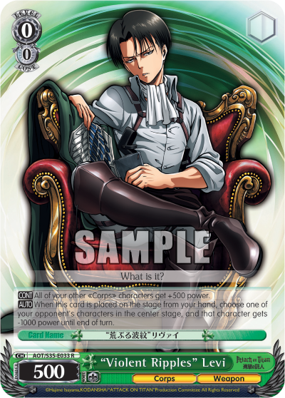 Violent Ripples Levi - AOT/S35-E033 - R