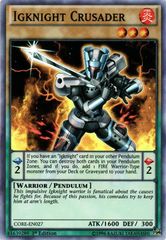 Igknight Crusader - CORE-EN027 - Super Rare - 1st Edition