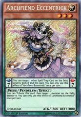 Archfiend Eccentrick - CORE-EN042 - Secret Rare - 1st Edition