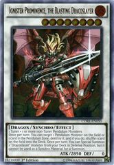 Ignister Prominence, the Blasting Dracoslayer - CORE-EN050 - Ultimate Rare - 1st Edition