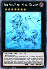 Red-Eyes Flare Metal Dragon - CORE-EN054 - Ghost Rare - 1st Edition