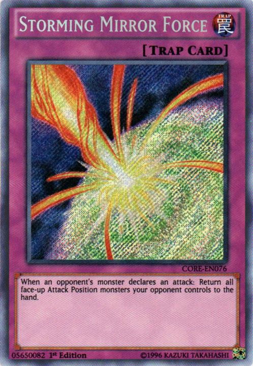 Storming Mirror Force - CORE-EN076 - Secret Rare - 1st Edition