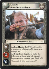 Legolas, of the Woodland Realm (O)