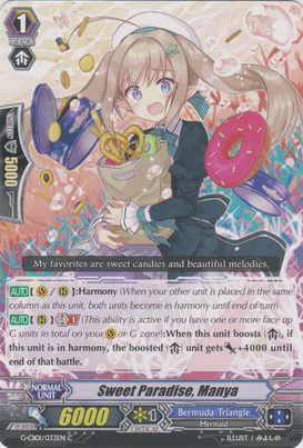 Sweet Paradise, Manya - G-CB01/033EN - C